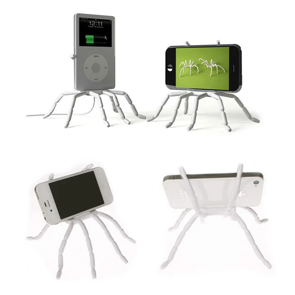 

New Universal Spider Mobile Phone Holder For Iphone 6s Plus SE 5s Stent For Samsung S7 Edge S6 S5 Bicycle Holder Stand Support