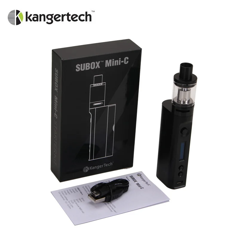 Оригинальный Kanger subox Mini C Starter Kit 50 Вт KBOX Box Mod Vape с 3 мл Protank 5 испаритель ssocc kangertech|mod
