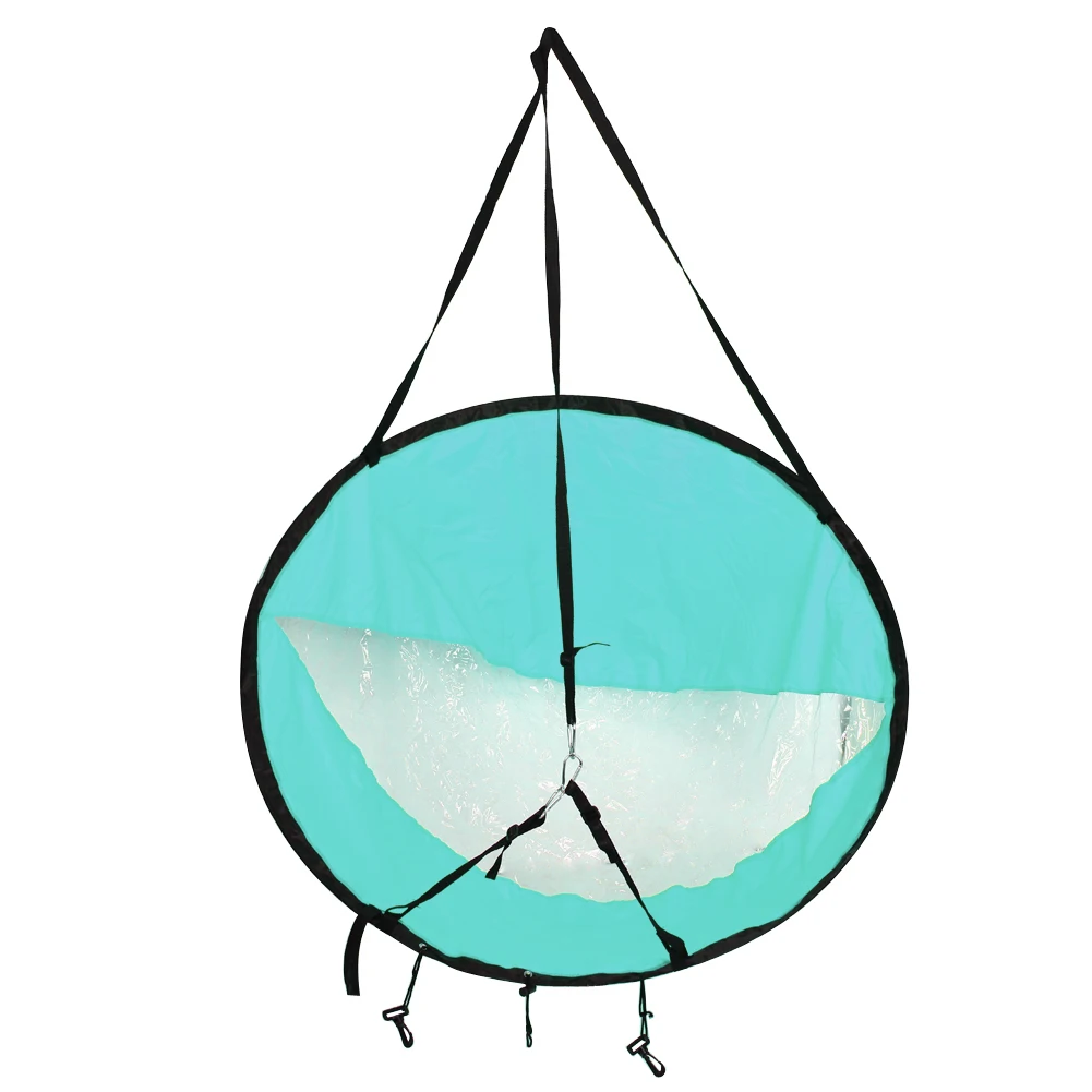 108 سنتيمتر طوي كاياك الشراع مجداف دائم كاياك قارب اتجاه الريح الرياح التجديف قوارب الزورق مع واضحة الرياح قارب البحرية اكسسوارات