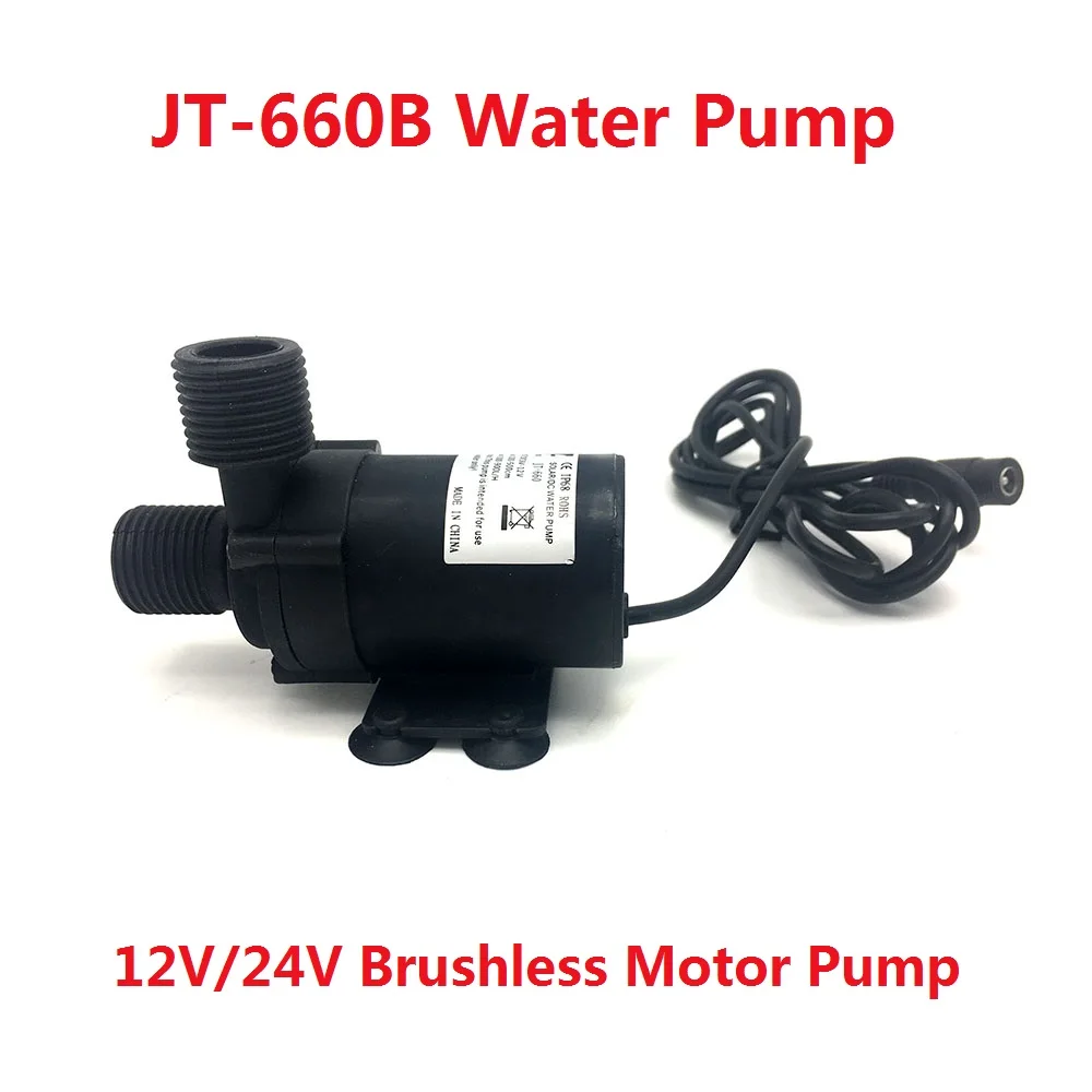 Solar DC 12V//24V Hot Water Circulation Pump Brushless Motor Wasserpumpe 1000L//H