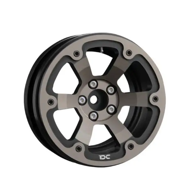 

Free Shipping 2PCS 1/10 Scale RC Crawler Wheel 2.2 Inch 2.2" Metal Dichromatic Wheel Hubs OD 63.8mm Spare Parts