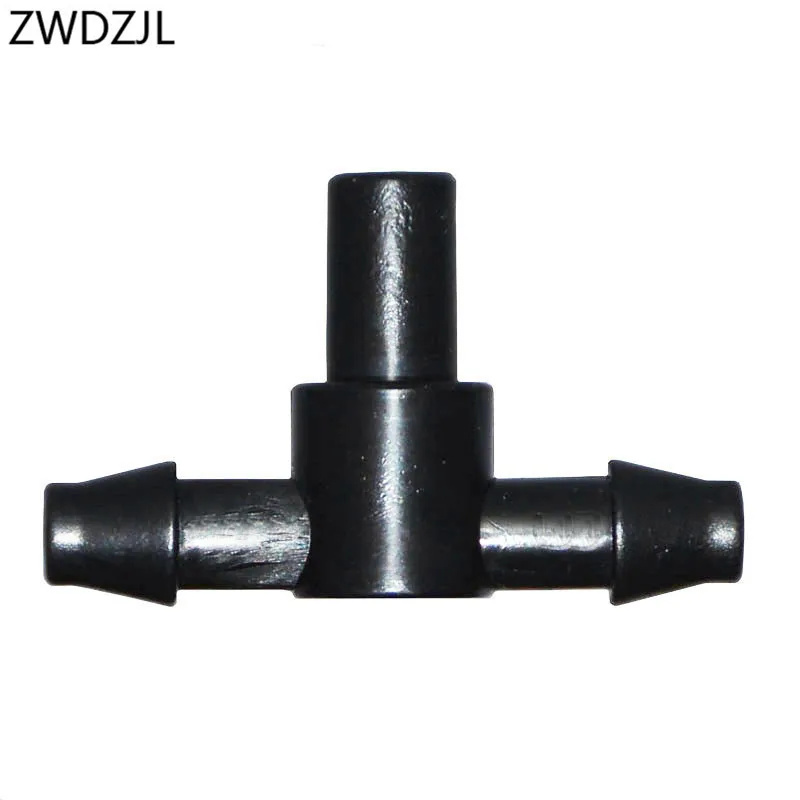 

Garden Irrigation tee 1/4 garden hose nozzle connector Thread Lock Tee Connector 6mm mist sprinkler head adapter 30PCS