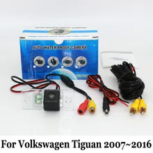 RCA Wire Or Wireless Car Rear View Camera / For Volkswagen VW Tiguan 2007~2016 / HD Wide Lens Angle / CCD Night Vision Camera
