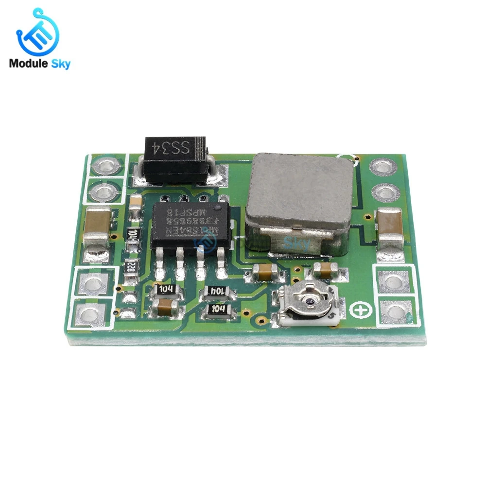 

5Pcs Ultra-Small Size DC-DC Step Down Power Supply Module 3A Adjustable Buck Converter for Arduino Replace LM2596