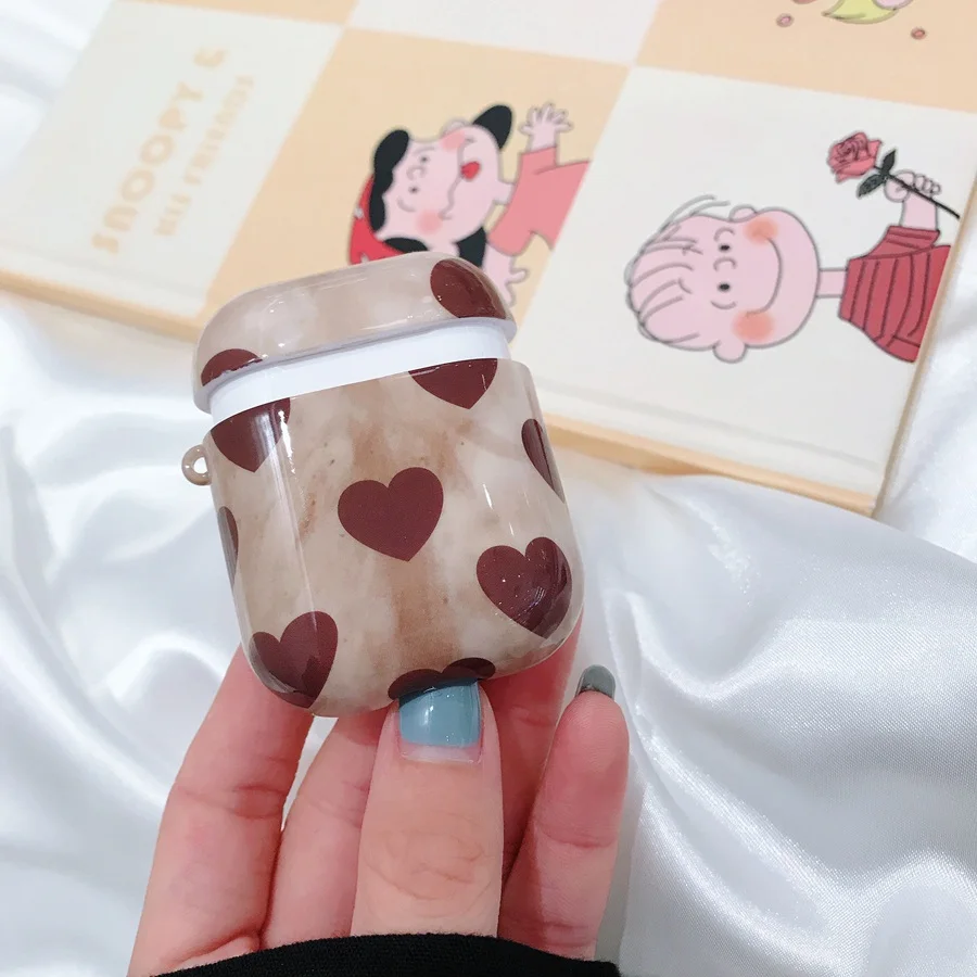 Чехол Cherry Love для Airpods, Роскошный чехол, Earpods, чехол для Airpod 2, для Apple Air Pods, аксессуары, зарядная коробка, Funda Etui