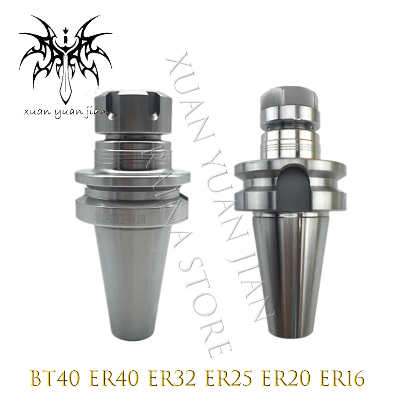 

1PC BT40-er32 BT40 ER32 ER25 ER20 ER16 70L CNC Toolholder Milling Lathe Cutter Spring Collet Chuck