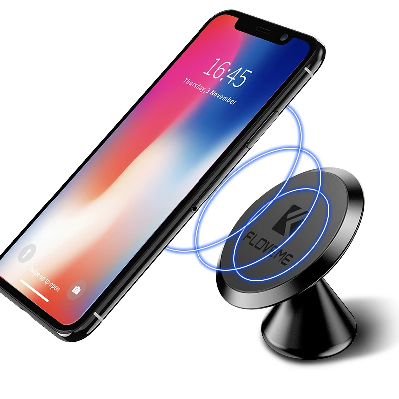 

Luxury Dashboard Car Holder Magnet Magnetic Cell Phone Mobile Holder 360 Rotation Universal Car Phone Holder Stand For iPhone X