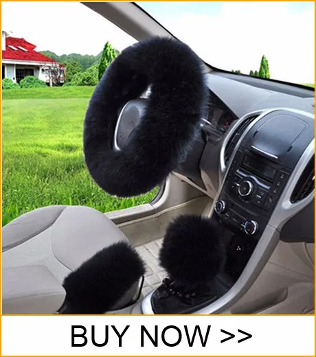01 Winter Car Steering-wheel Cover