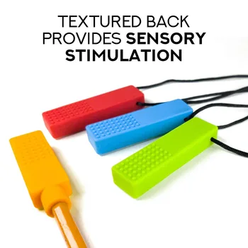 

TYRY.HU 4pc/kit Silicone Chew Teether For Child Anxiety Relief Senso Chew Product Food Grade Silicone Non-Toxic