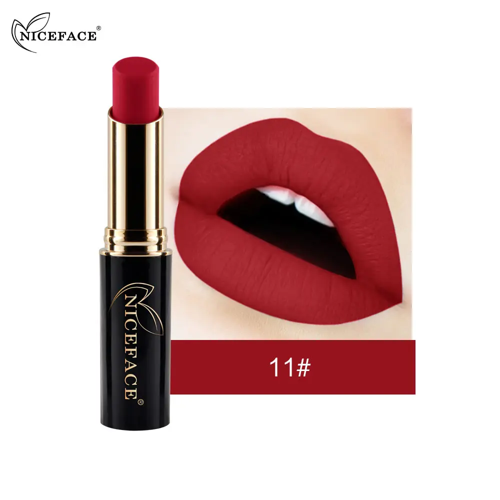 NICEFACE 24 цвета модные матовые помады professional make up длительный красный телесный