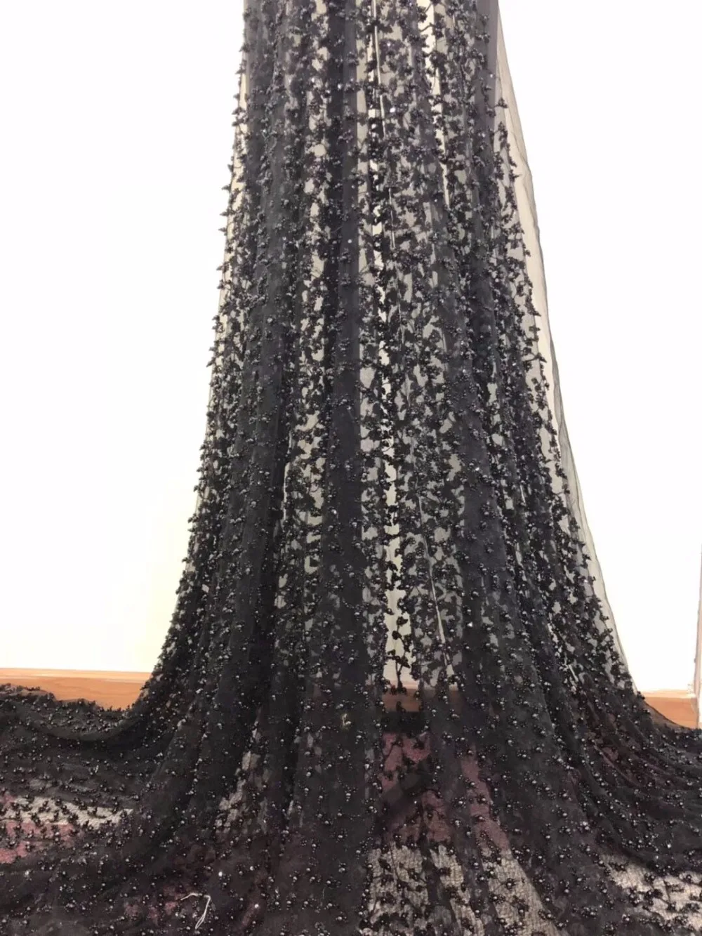 

embroidery lace fabric ZH-72817 Top grade french net lace fabric with good quality