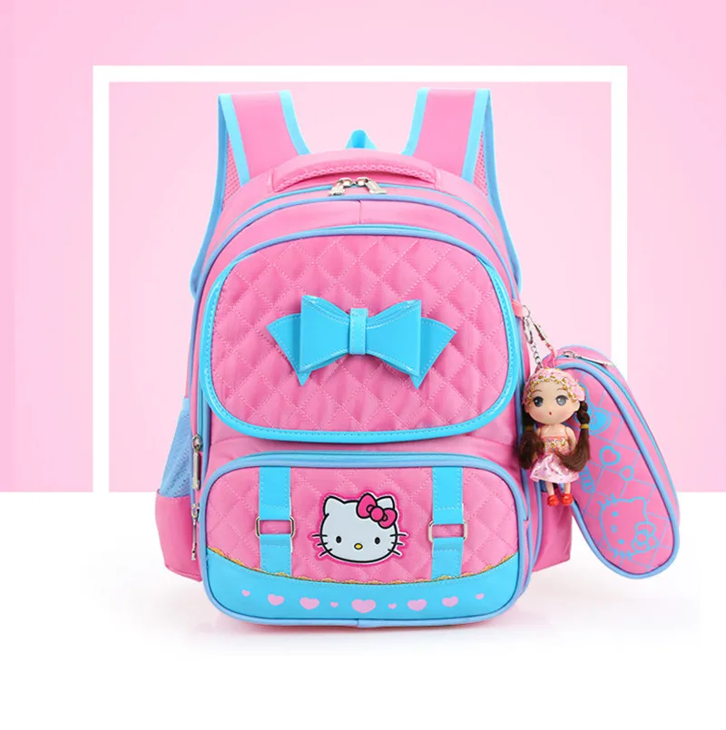 Школьные сумки с героями мультфильмов, рюкзаки, детские школьные сумки, высококачественный рюкзак принцессы для девочек 1-3 класса, Mochila Infantil
