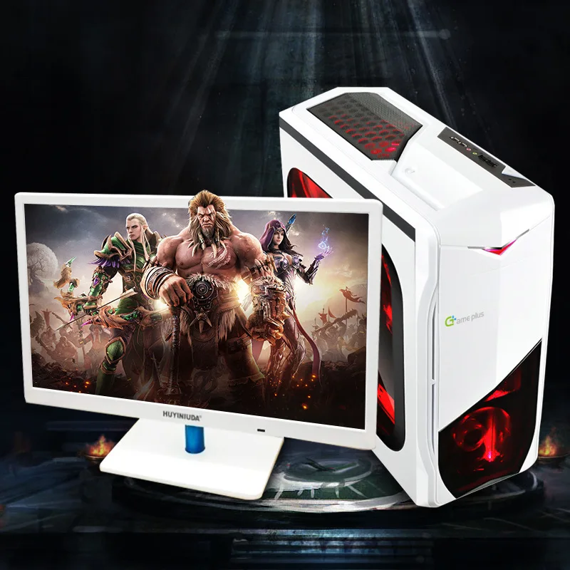 Low Cost 22 24 Inch Lcd Screen I5 3570 Gaming Desktop Computer Pc