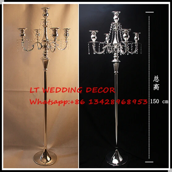 150Cm Tall 5 Arms Bruiloft Kandelaar/Bruiloft Pijler/Tall Kaars houder|wedding candelabra|candle holderstall candle holders - AliExpress