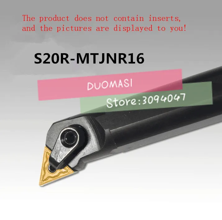 S20R-MTJNR16 20mm Lathe Cutting Tools CNC Turning Tool Machine Internal Metal Boring Bar Type MTJNR/L | Инструменты