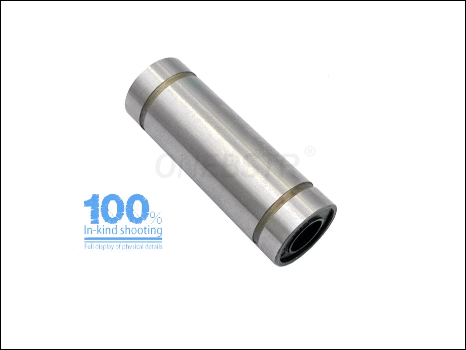 3D Printer Accessories Linear Bearing Extended Type LM6LUU LM8LUU LM10LUU LM12LUU CNC Linear Bearings for Rods Liner Rail 12