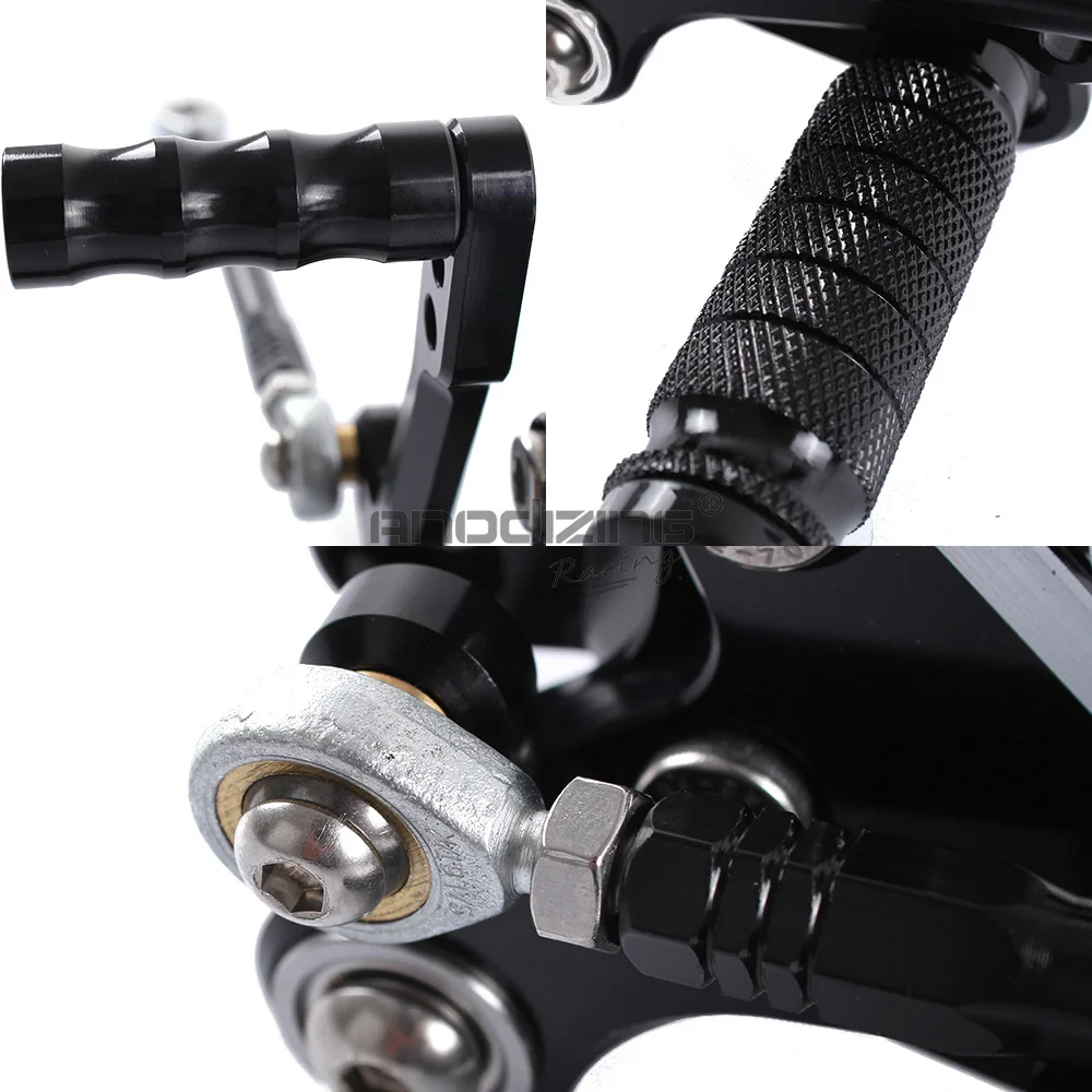 Полный CNC алюминиевый Мотоцикл Регулируемые задние наборы подножки для DUCATI 848/848 EV0 2008-2013