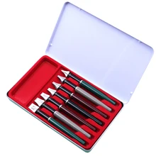 7 шт./кор. каллиграфия перьевая ручка 2 мм 3 мм 4 мм 5 мм 7 мм 9 мм 11 мм авторучка для Готический письмо каллиграфия ручки кан