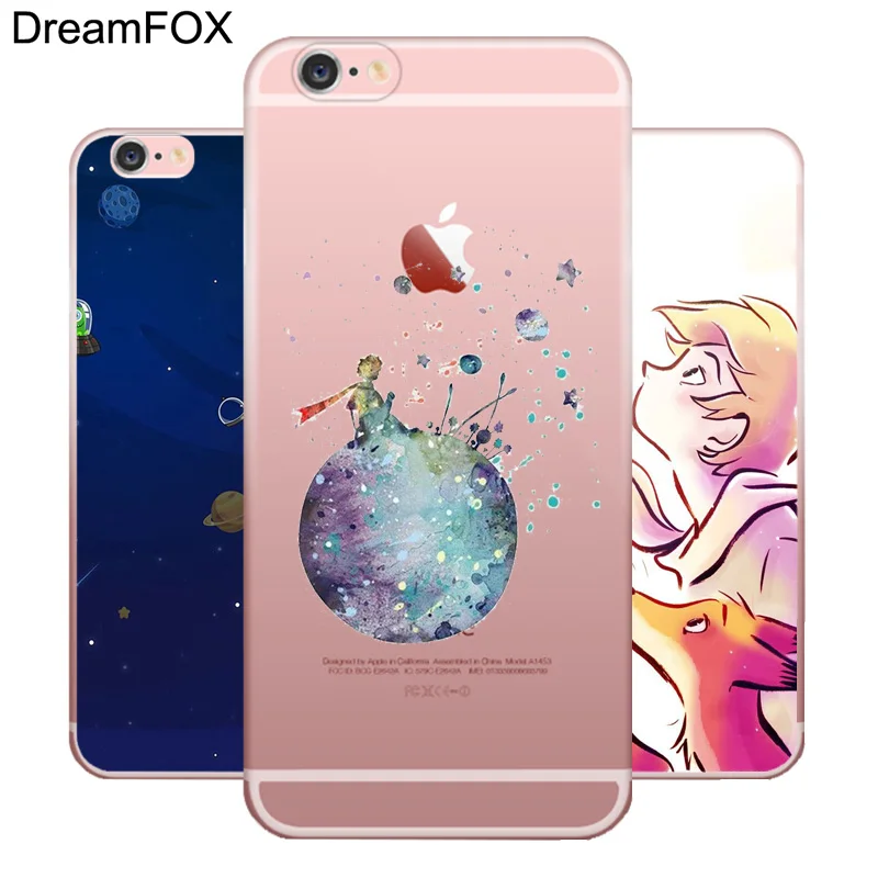 Goede DREAMFOX M153 Kleine Prins Aarde Ruimte Zachte TPU Silicone Case Cover Voor Apple iPhone X XR XS Max 8 7 6 6 s Plus 5 5 s SE 5C 4 4 s