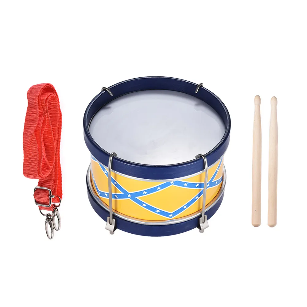 Colorful Snare Drum Musical Toy Percussion Instrument with Drum Sticks