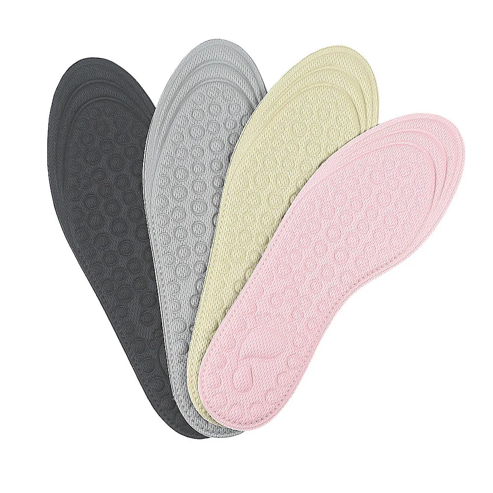 Memory Foam Insole Pads For Shoes Cushion Massage Comfortable Breathable Wear-resistant Women Shoe Insole Inserts Pad Sole