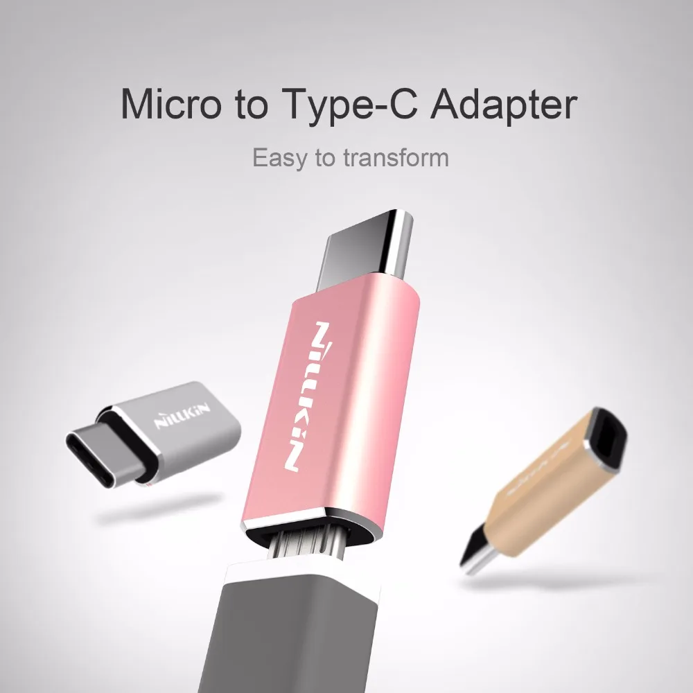 

USB Converter Micro to Type C Nillkin Transform Micro to Type C USB Adapter for Huawei p20 pro lite Honor 9 V10 nova 2s mate 10
