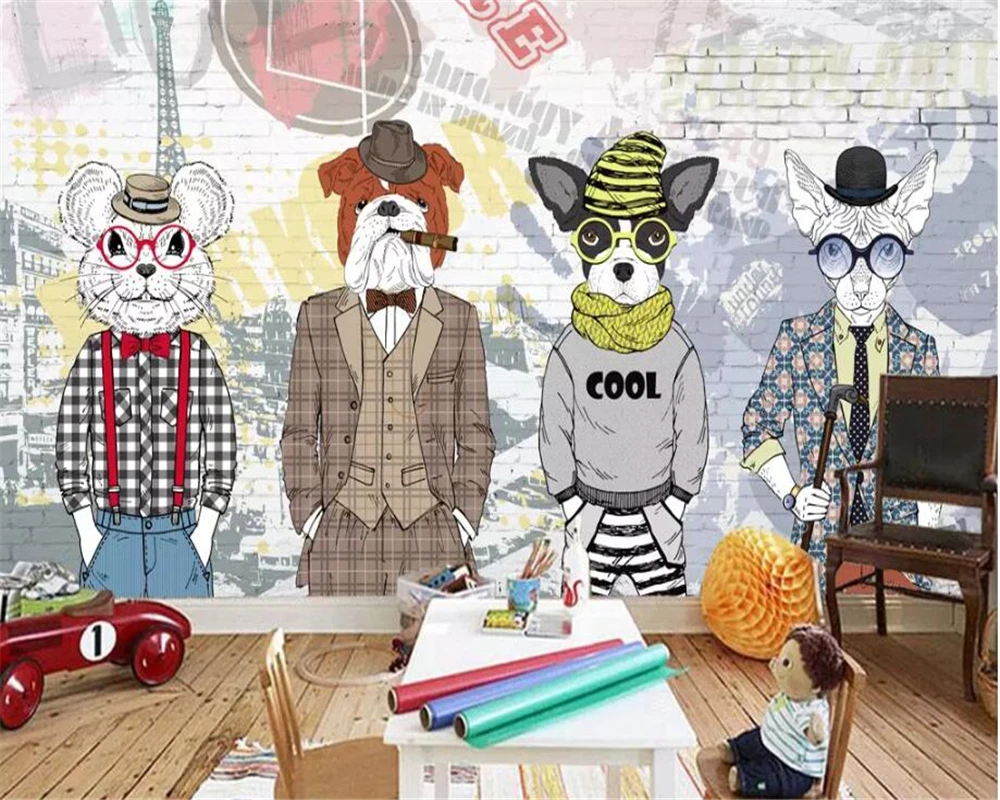 de Roupas do Cão Parede de Fundo Decorativo Auto Adesivo Mural de roupas do cao parede fundo decorativo auto adesivo mural 03