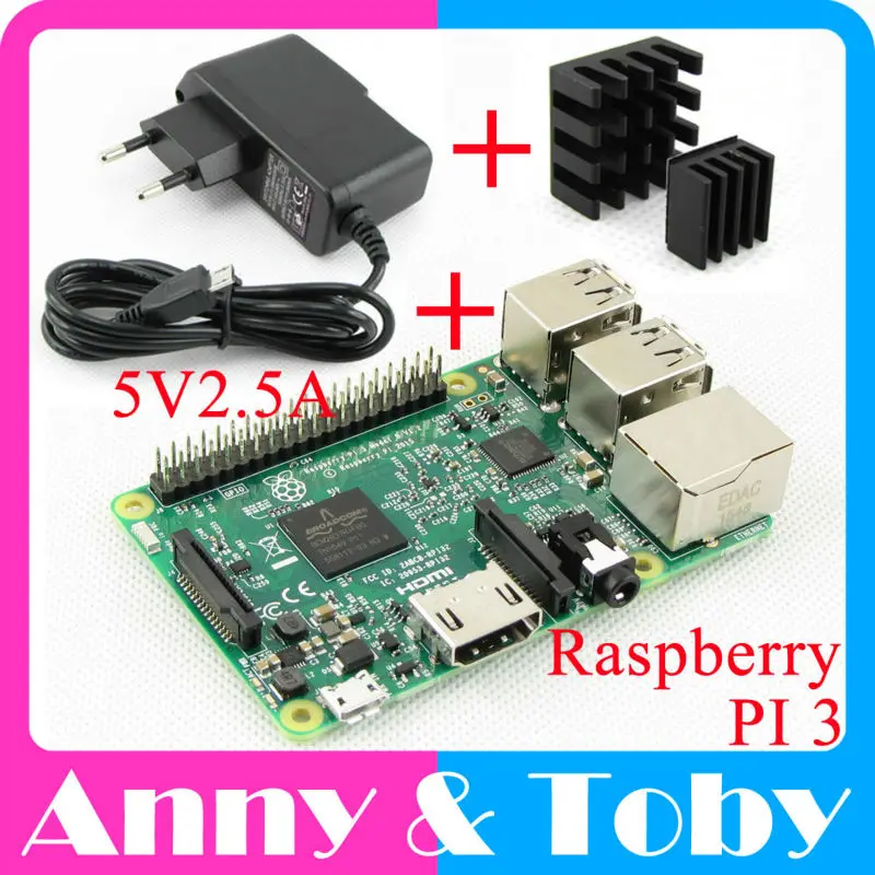 Prix pour Raspberry Pi 3 Modèle B Conseil + Dissipateur de Chaleur + Puissance Adaptateur AC Alimentation. Râpe IP3 B, PI 3 B, PI 3B. 1 GB LPDDR2 Quad-Core WiFi & Bluetooth Prix pour Raspberry Pi 3 Modèle B Conseil + Dissipateur de Chaleur + Puissance Adaptateur AC Alimentation. Râpe IP3 B, PI 3 B, PI 3B. 1 GB LPDDR2 Quad-Core WiFi & Bluetooth