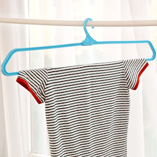 1265 Pliage Cintre En Plastique Feuille Reste à La Maison Couette Vêtements Rack Clip Serviette De Plage Maison Orgainzer Dans Séchage Racks Et