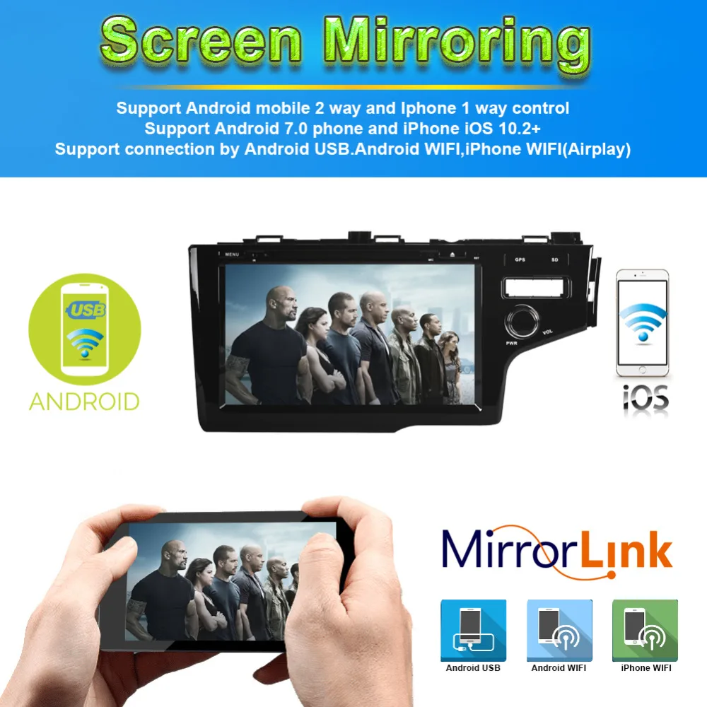 Cheap Android 9.0 4GB Octa Core Car GPS Navigation For Honda Fit/Jazz Right Hand Driving 2014-2019 Radio Stereo DVD Multimedia Player 3