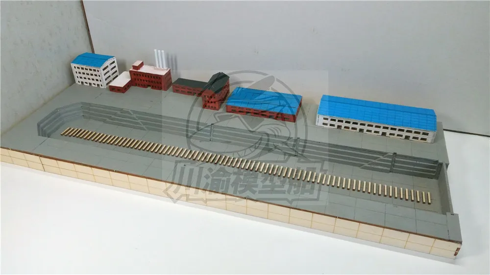 Масштаб 1/700 Судостроительный двор платформа Диона набор сделай сам деревянная
