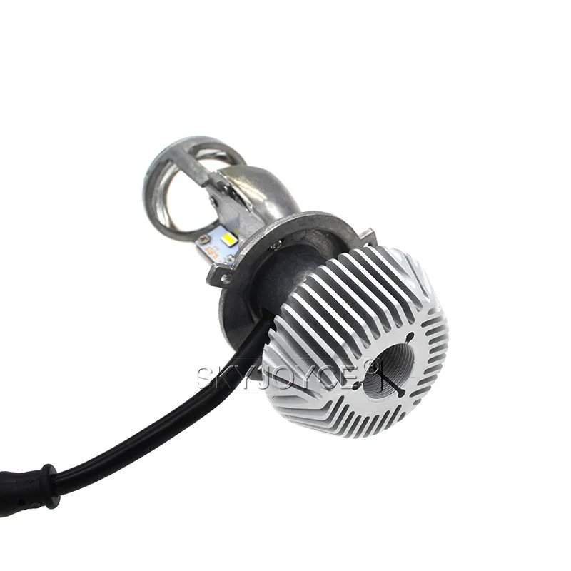 SKYJOYCE Mini LED Projector Lens H4 LED Headlight Bulbs LED Conversion Kit H4 LED Bulb Light Lamp HiLo Beam Headlight LHD H4 (18)