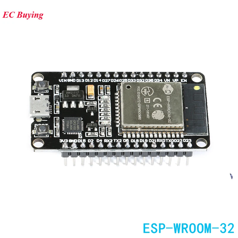 5 шт. ESP-32S ESP32 макетная плата WiFi Bluetooth модуль ESP-32 NodeMCU ультра-низкое энергопотребление двухъядерный процессор MCU