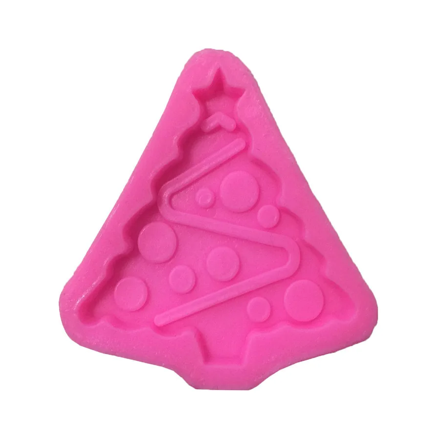 Xmas Christmas Tree Silicone Cake Molds Non Stick Sugar Fondant Jelly
