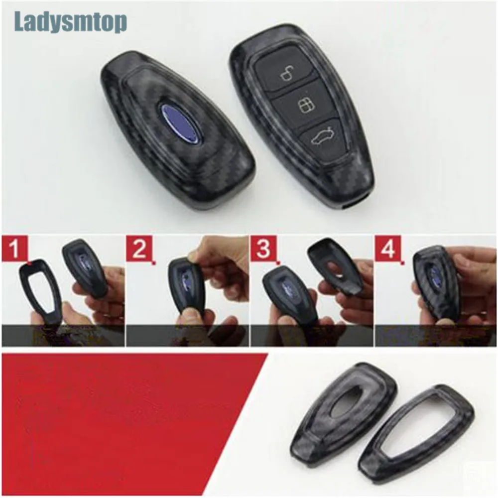 Ladysmtop Автомобильная декоративная накладка на дверную ручку крышка для ключа