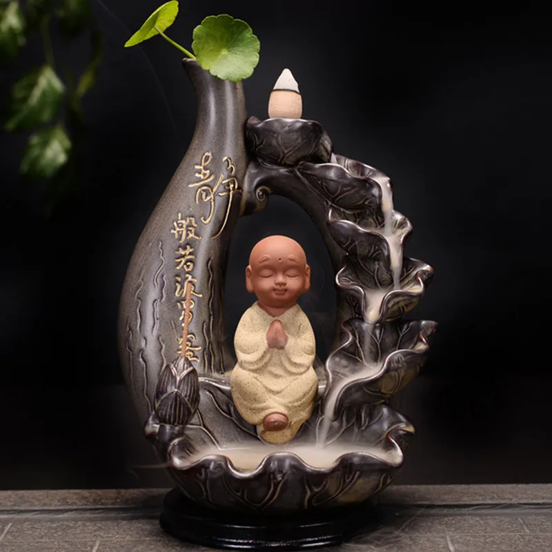 Горелка для благовоний Zen Buddha Декор дома и офиса кадильница ароматерапии
