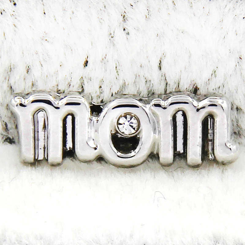 Ювелирные изделия YUKAM Crystal Стразы Best Mom Slide Charms Keeper для браслетов из нержавеющей