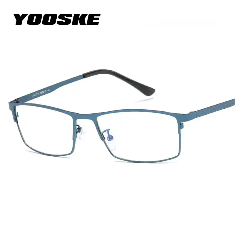 mens blue glasses