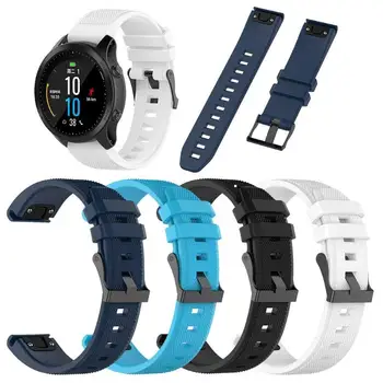 

Silicone Watch Band Strap Belt for Garmin MARQ Forerunner945/935 /Fenix5Plus /Fenix5 /Quatix5 /Quatix5 Sapphire / Approach S60