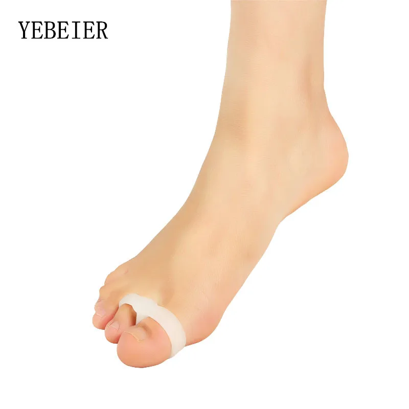 

2 pairs Gel Toe Separator For Bunions Overlapping Toes Orthopedic Cushion Crooked Toes Hallux Valgus Orthotics Insole Feet Care