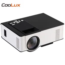 COOLUX VS314 Mini Projector 1500 Lumens 800 x 480 Pixels Media Player Support 1080P AV HDMI VGA 0.9-6m Home Theater Projector