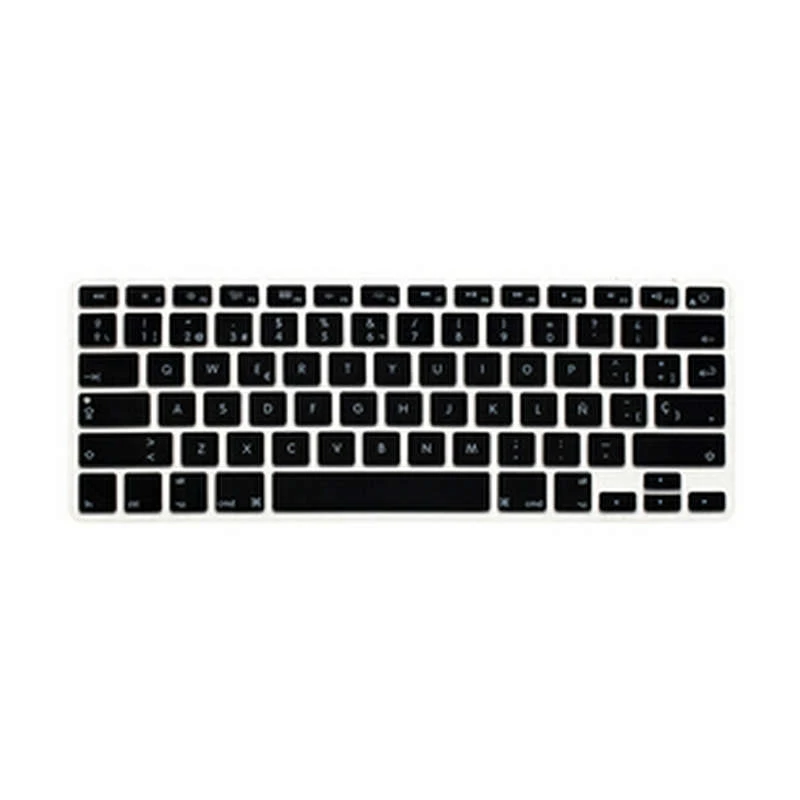 Keyboard Soft Case for MacBook Air Pro 13/15/17 inches Cover Protector-Black 