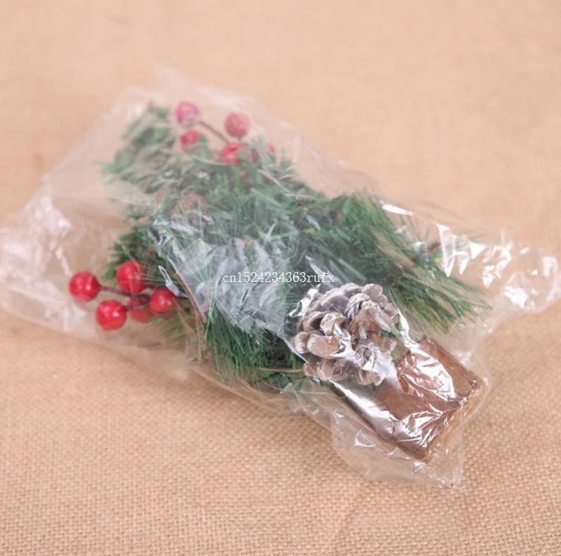 50 pcs diy 크리스마스 트리 바탕 화면 홈 오피스 장식 크리스마스 장식 아이 선물에 배치 작은 미니 크리스마스 나무
