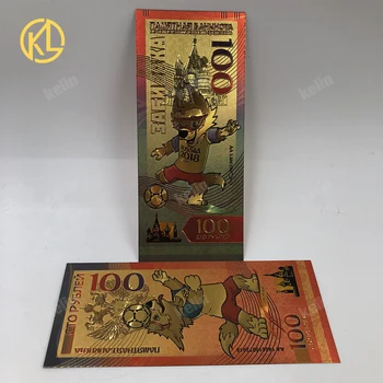 

RU003 100pcs colorful 2018 limited Designed Football Russia sports mascot for fans souvenir Gifts and collection