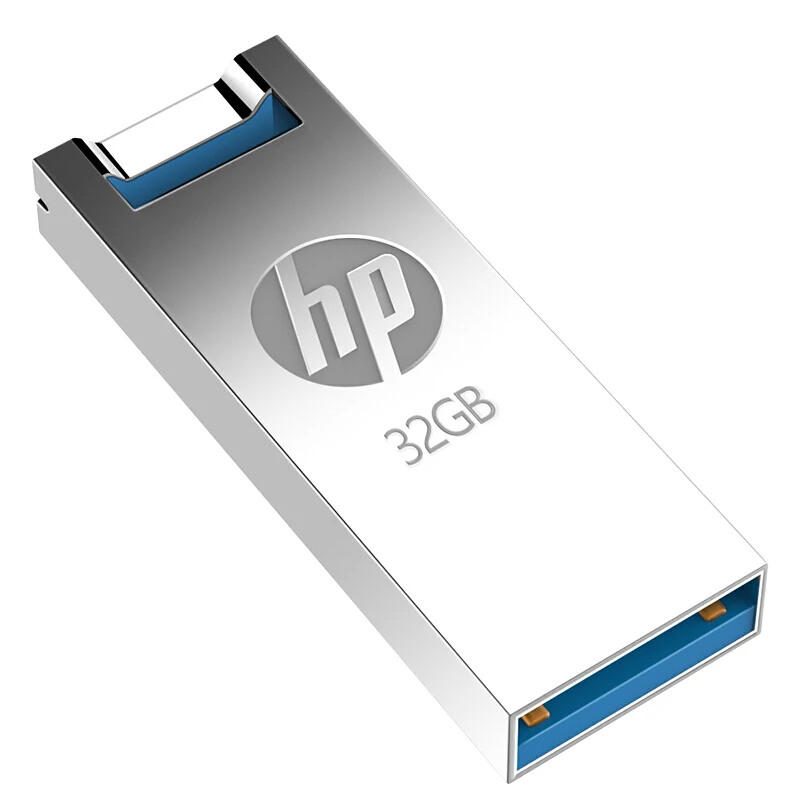 Hp USB флэш-накопитель 16 ГБ 32 ГБ 64 ГБ v295w металлический круг USB флеш-накопитель U диск на ключе дропшиппинг Флешка 32 Гб