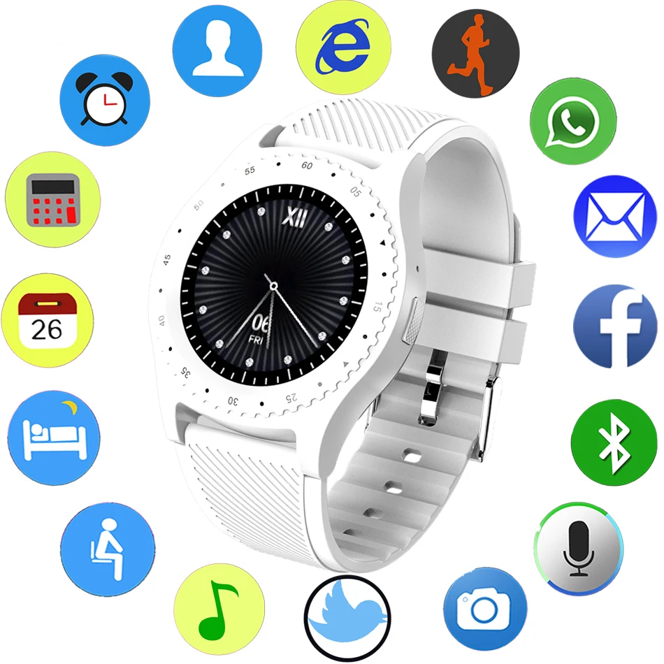 

LIGE Smart Watch Men Women Sport Watch Color LED Touch Screen Reminder Watch Support SIM TF Card For Android IOS Reloj hombre