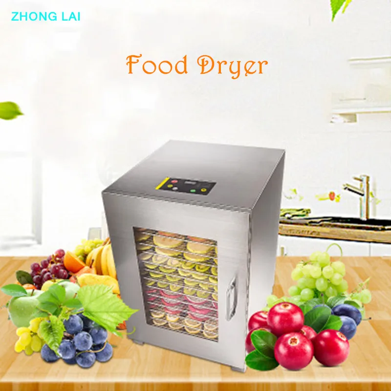 Dehydrator Food Dryer Ten Layers Vegetables/Fruits Drying Machine Multi