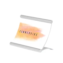 Алюминиевая модная настольная этикетка с надписью держатель фото дисплей фото документ в рамке имя держатель карты держатель для ценника