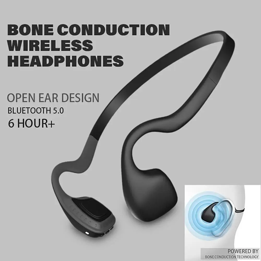 KTZ Bluetooth 5 0 наушники костной проводимости беспроводная гарнитура спортивные для