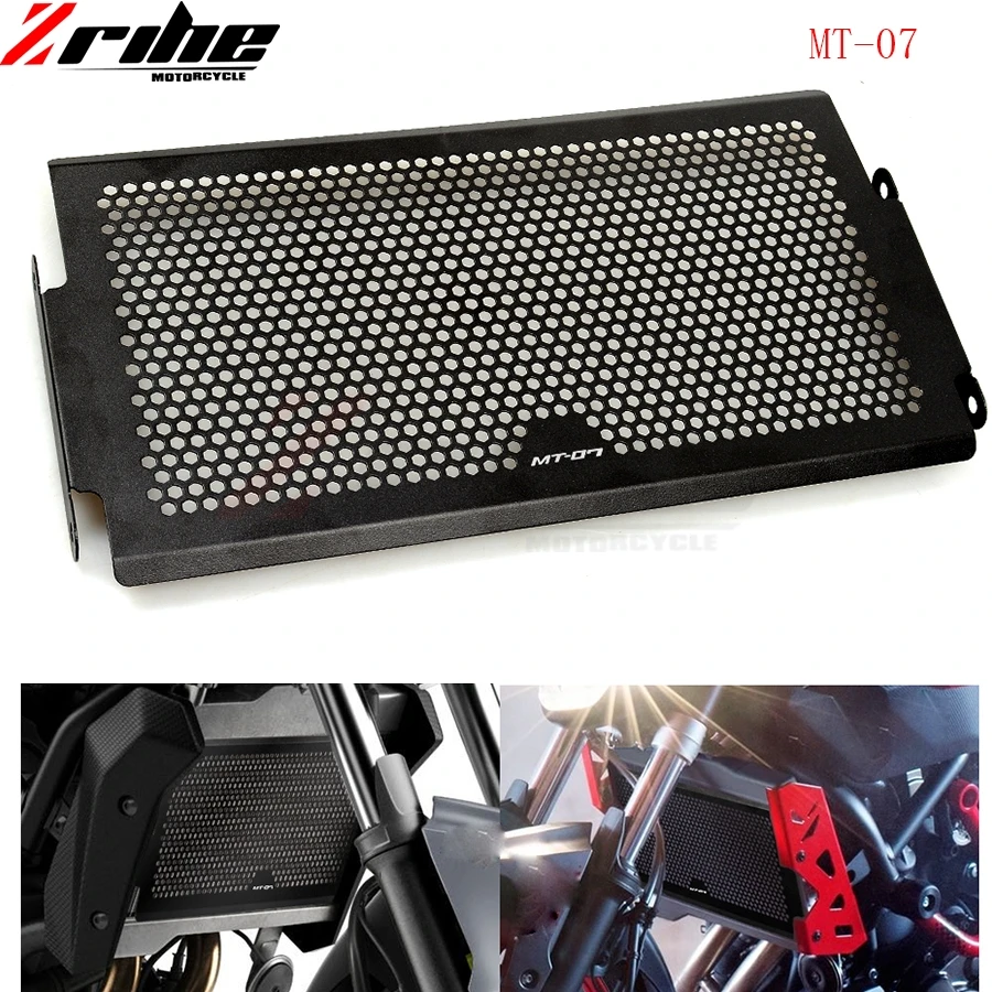 For Stainless Steel Motorcycle Radiator Guard Radiator Cover For Yamaha Mt07 Mt-07 FZ07 FZ-07 MT 07 2014 2015 2016 XSR700 For Stainless Steel Motorcycle Radiator Guard Radiator Cover For Yamaha Mt07 Mt-07 FZ07 FZ-07 MT 07 2014 2015 2016 XSR700